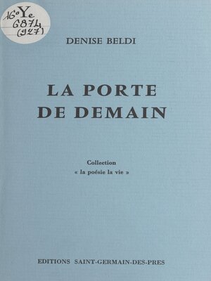 cover image of La porte de demain